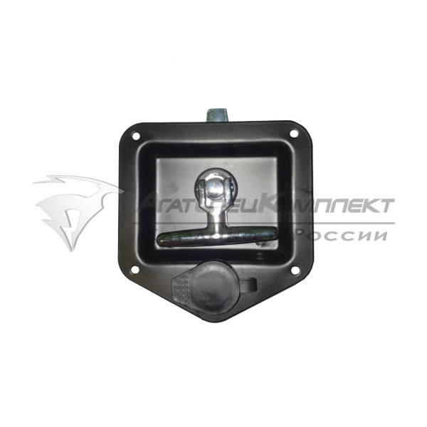 F29.2 SS Замок врезной с шарнирной Т-обр.ручкой ( черн.)