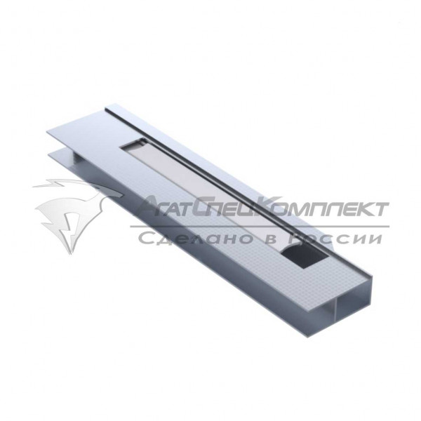 P141 Алюминиевый замок без заглушки 400 мм (левый/правый)