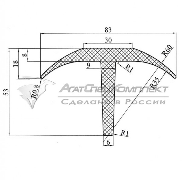 R152 Профиль Т-образный 4415