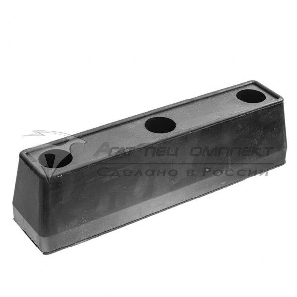 R02 Отбойник (буфер) резиновый 300х68х82 мм