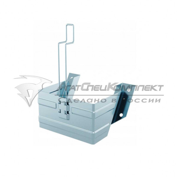 Е12 Кронштейн-крепление для упора противооткатного 200мм, Zn