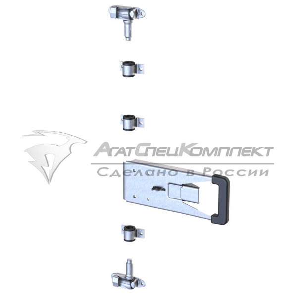 F11.1 Zn Штанговый замок с рукояткой PUSH d22 оцинкованный
