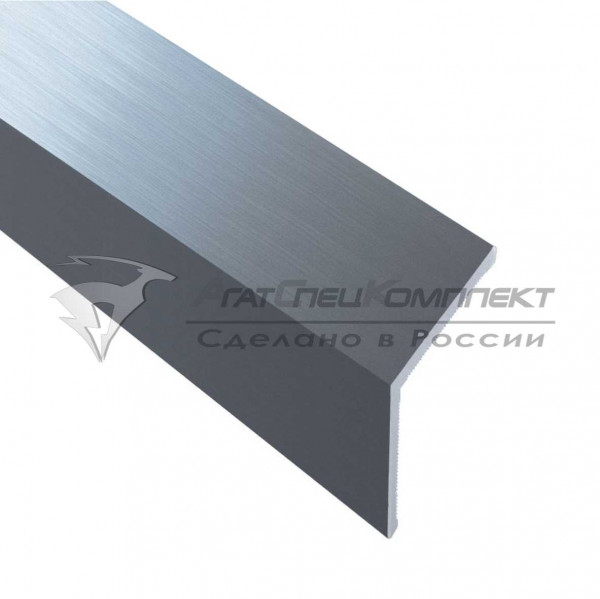 Алюминиевый обвязочный профиль - уголок 6 м (51х36)