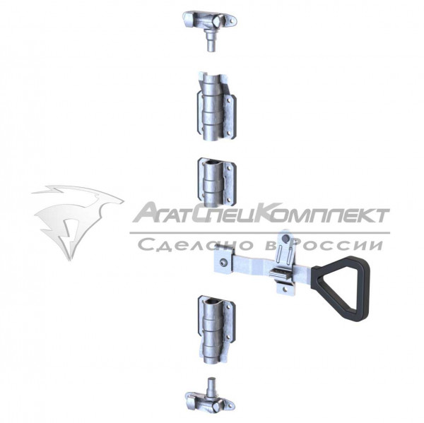 F12.3 Zn Штанговый замок с рукояткой Delta d27 оцинкованный