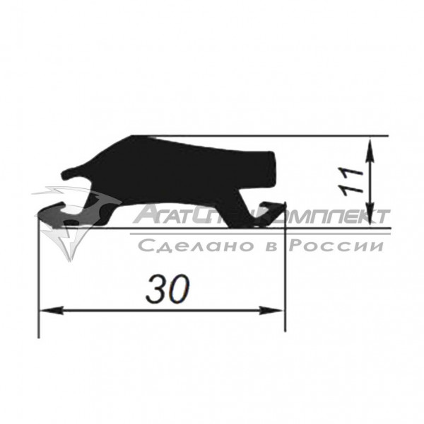 R120 Профиль уплотнения для контейнера