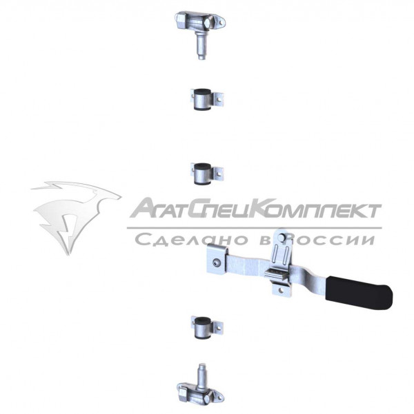 F14.1 Zn Штанговый замок с контейнерной рукояткой d22 оцинкованный