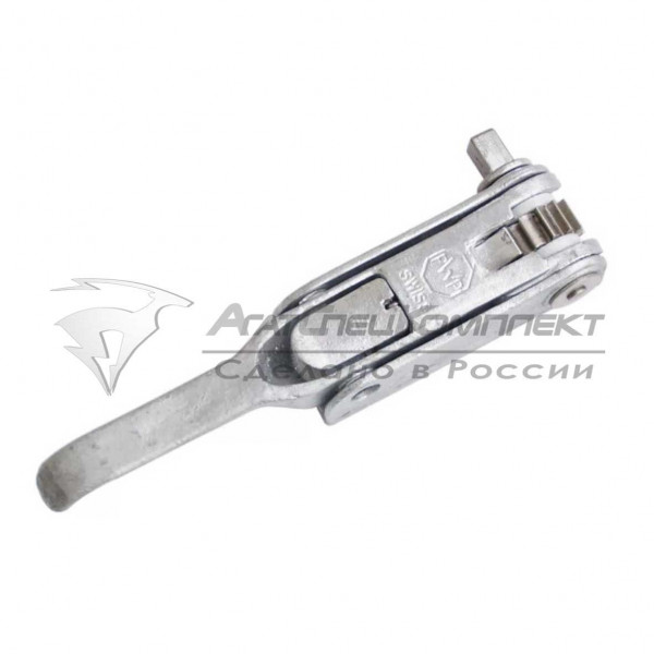 СК06 Механизм натяжения тента с кнопкой (квадрат) ЛЕВЫЙ