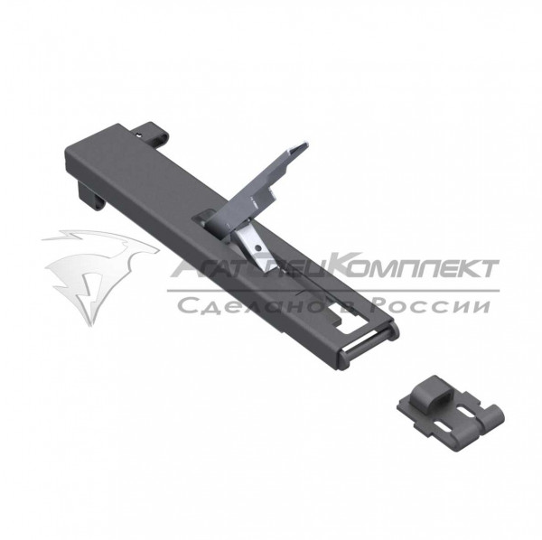 Р112 Бортовая стойка однозапорная задняя угловая 600мм шириной 86 мм (для алюминиевых бортов)