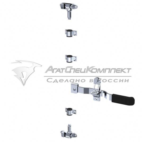 F14.1 SS Штанговый замок с контейнерной рукояткой d22 нержавеющая сталь