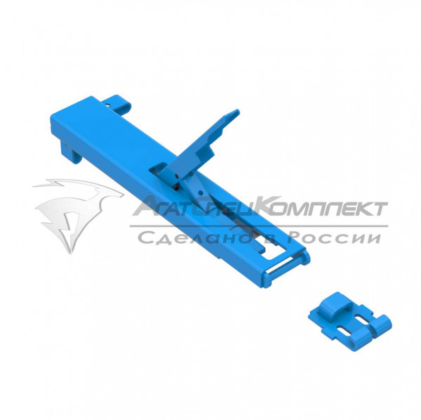 Р112 Бортовая стойка однозапорная задняя угловая 800мм шириной 86 мм (для алюминиевых бортов) с покраской