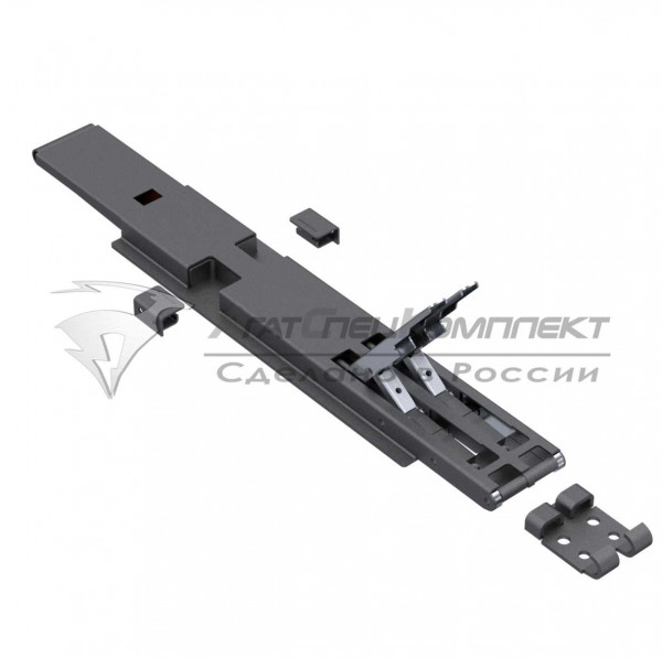 Р123 Бортовая стойка тентовая 400 мм (для стальных бортов) Р123.1 - крепление под болты, Р123.2 - крепление под сварку