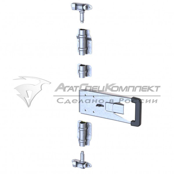 F11.2 Zn Штанговый замок с рукояткой PUSH d22 оцинкованный