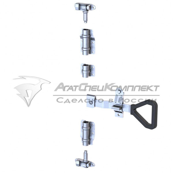 F12.2 Zn Штанговый замок с рукояткой Delta d22 оцинкованный