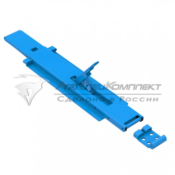Р122 Бортовая стойка промежуточная тентовая 800 мм шириной 120мм с покраской