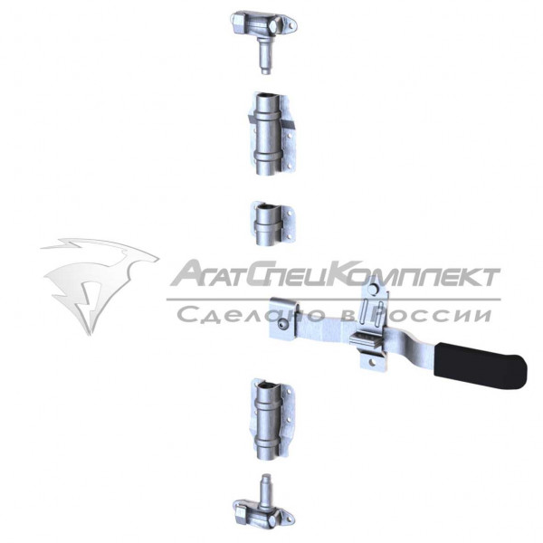 F14.2 Zn Штанговый замок с контейнерной рукояткой d22 оцинкованный